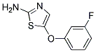 5-(3-FLUORO-PHENOXY)-THIAZOL-2-YLAMINE Struktur