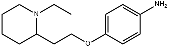 4-[2-(1-ETHYL-PIPERIDIN-2-YL)-ETHOXY]-PHENYLAMINE Struktur