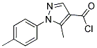 5-METHYL-1-P-TOLYL-1H-PYRAZOLE-4-CARBONYL CHLORIDE Struktur