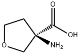 (R)-3-AMINOTETRAHYDROFURAN-3-CARBOXYLIC ACID Struktur