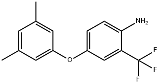 4-(3,5-DIMETHYLPHENOXY)-2-(TRIFLUOROMETHYL)ANILINE Struktur