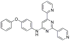 (4-PHENOXY-PHENYL)-(6-PYRIDIN-2-YL-2-PYRIDIN-4-YL-PYRIMIDIN-4-YL)-AMINE Struktur