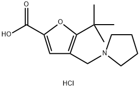 5-TERT-BUTYL-4-PYRROLIDIN-1-YLMETHYL-FURAN-2-CARBOXYLIC ACID HYDROCHLORIDE price.