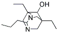 5,7-DIETHYL-2-PROPYL-1,3-DIAZATRICYCLO[3.3.1.1(3,7)]DECAN-6-OL Struktur