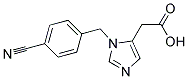 [3-(4-CYANO-BENZYL)-3H-IMIDAZOL-4-YL]-ACETIC ACID Struktur