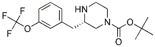 (S)-3-(3-TRIFLUOROMETHOXY-BENZYL)-PIPERAZINE-1-CARBOXYLIC ACID TERT-BUTYL ESTER Struktur