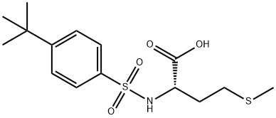 HOMOCYSTEINE, N-[[4-(1,1-DIMETHYLETHYL)PHENYL]SULFONYL]-S-METHYL- Struktur