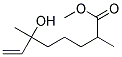 6-HYDROXY-2,6-DIMETHYL-OCT-7-ENOIC ACID METHYL ESTER Struktur