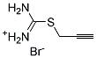 [AMINO(PROP-2-YNYLTHIO)METHYLIDENE]AMMONIUM BROMIDE Struktur