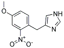 4-(4-METHOXY-2-NITRO-BENZYL)-1H-IMIDAZOLE Struktur