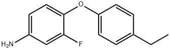 4-(4-ETHYLPHENOXY)-3-FLUOROANILINE Struktur