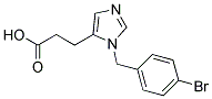 3-[3-(4-BROMOBENZYL)IMIDAZOL-4-YL]PROPIONIC ACID Struktur