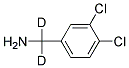 3,4-DICHLOROBENZYL-ALPHA,ALPHA-D2-AMINE Struktur