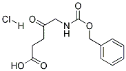 N-BENZYLOXY CARBONYL 5-AMINOLEVULINIC ACID HYDROCHLORIDE Struktur