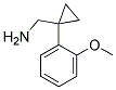 C-[1-(2-METHOXY-PHENYL)-CYCLOPROPYL]-METHYLAMINE Struktur