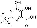 5,6-DIHYDROXY-2-METHANESULFONYL-PYRIMIDINE-4-CARBOXYLIC ACID Struktur