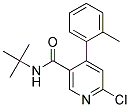 N-TERT-BUTYL-6-CHLORO-4-O-TOLYL-NICOTINAMIDE Struktur