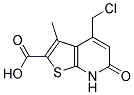 4-(CHLOROMETHYL)-3-METHYL-6-OXO-6,7-DIHYDROTHIENO[2,3-B]PYRIDINE-2-CARBOXYLIC ACID Struktur