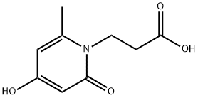 3-(4-HYDROXY-6-METHYL-2-OXO-2H-PYRIDIN-1-YL)-PROPIONIC ACID Struktur
