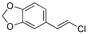 5-((E)-2-CHLORO-VINYL)-BENZO[1,3]DIOXOLE Struktur