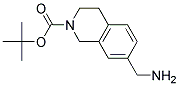 TERT-BUTYL 7-(AMINOMETHYL)-3,4-DIHYDROISOQUINOLINE-2(1H)-CARBOXYLATE Struktur