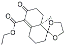 ETHYL-(8A'R)-8A'-METHYL-6'-OXO-3',4',6',7',8',8A'-HEXAHYDRO-2'H-SPIRO[1,3-DIOXOLANE-2,1'-NAPHTHALENE]-5'-CARBOXYLATE Struktur