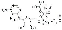 ALPHA BETA-METHYLENEADENOSINE-5'-TRIPHOSPHATE DILITHIUM HYDRATE Struktur