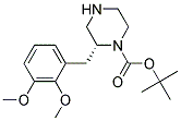 (R)-2-(2,3-DIMETHOXY-BENZYL)-PIPERAZINE-1-CARBOXYLIC ACID TERT-BUTYL ESTER Struktur