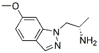 (S)-2-(6-METHOXY-INDAZOL-1-YL)-1-METHYL-ETHYLAMINE Struktur