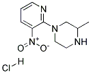 3-METHYL-1-(3-NITROPYRIDIN-2-YL)PIPERAZINE HYDROCHLORIDE Struktur