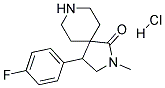 4-(4-FLUOROPHENYL)-2-METHYL-2,8-DIAZASPIRO[4.5]DECAN-1-ONE HYDROCHLORIDE Struktur