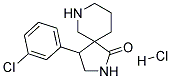 4-(3-CHLOROPHENYL)-2,7-DIAZASPIRO[4.5]DECAN-1-ONE HYDROCHLORIDE Struktur