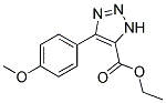 5-(4-METHOXY-PHENYL)-3H-[1,2,3]TRIAZOLE-4-CARBOXYLIC ACID ETHYL ESTER Struktur