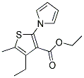 ETHYL 4-ETHYL-5-METHYL-2-(1H-PYRROL-1-YL)THIOPHENE-3-CARBOXYLATE Struktur