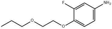 3-FLUORO-4-(2-PROPOXYETHOXY)ANILINE Struktur