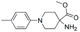 METHYL 4-AMINO-1-P-TOLYLPIPERIDINE-4-CARBOXYLATE Struktur