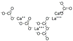 CALCIUM LANTHANUM CHROMITE Struktur