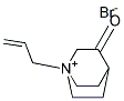 1-ALLYL 3-QUINICLUDON BROMIDE Struktur