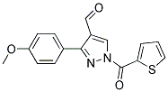 3-(4-METHOXYPHENYL)-1-(2-THIENYLCARBONYL)-1H-PYRAZOLE-4-CARBALDEHYDE Struktur