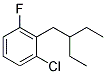 3-(2-CHLORO-6-FLUOROBENZYL)PENTANE Struktur