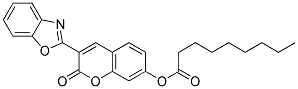 3-(2-BENZOXAZOLYL)UMBELLIFERYL NONANOAT& Struktur