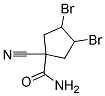 3,4-DIBROMO-1-CYANOCYCLOPENTANE-1-CARBOXAMIDE, TECH Struktur