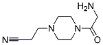 3-[4-(2-AMINO-ACETYL)-PIPERAZIN-1-YL]-PROPIONITRILE Struktur