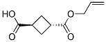 (TRANS)-3-(ALLYLOXYCARBONYL)CYCLOBUTANECARBOXYLIC ACID Struktur