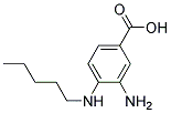 3-AMINO-4-PENTYLAMINO-BENZOIC ACID Struktur