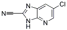 6-CHLORO-3H-IMIDAZO[4,5-B]PYRIDINE-2-CARBONITRILE Struktur