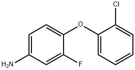 4-(2-CHLOROPHENOXY)-3-FLUOROANILINE Struktur