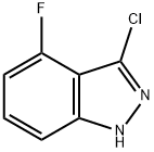 4-FLUORO-3-CHLORO (1H)INDAZOLE Struktur