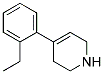 4-(2-ETHYL-PHENYL)-1,2,3,6-TETRAHYDRO-PYRIDINE Struktur