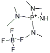 IMINOTRIS(DIMETHYLAMINO)PHOSPHONIUM TETRAFLUOROBORATE SALT Struktur